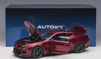 71208 AUTOart 1:18 Chevrolet Camaro ZL1 2017 Metallic Dark Red model car