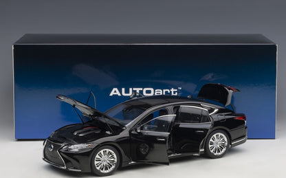 78868 AUTOart 1:18 Lexus LS500h Black Interior Color / Black