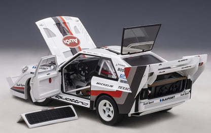 88700 AUTOart 1:18 Audi Quattro S1 1987 #1 Pikes Peak Winner Walter Rohrl