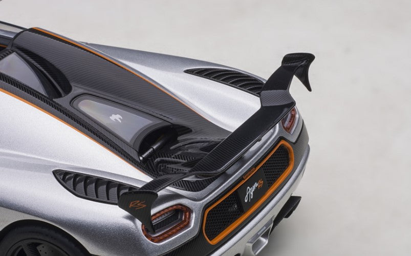 79024 AUTOart 1:18 Koenigsegg Agera RS Silver/Carbon Black model car