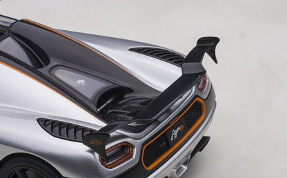 79024 AUTOart 1:18 Koenigsegg Agera RS Silver/Carbon Black model car