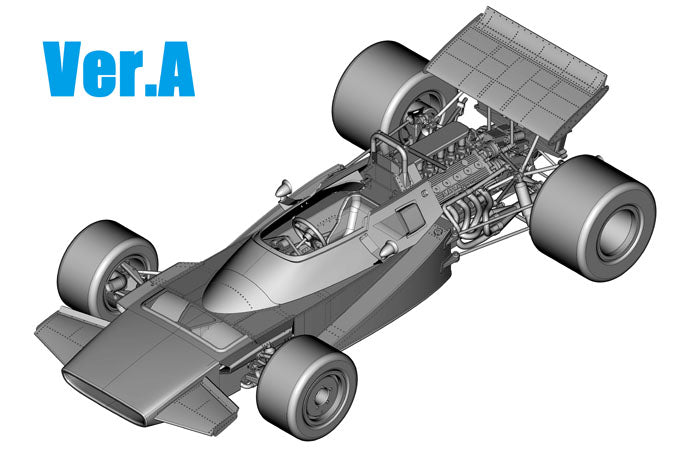 [ Back-order ] Model Factory Hiro K409 1:20 Fulldetail Kit MS120 Ver.A 1970 Rd.3 Monaco GP #9 H.Pescarolo MFH