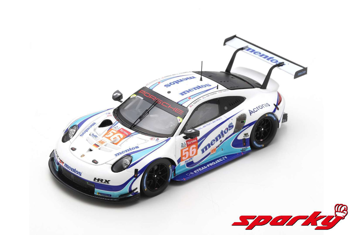 Y224 SPARK 1:64 Porsche 911 RSR #56 24h LM 2020 M. CAIROLI - E. PERFETTI - L. TEN VOORDE