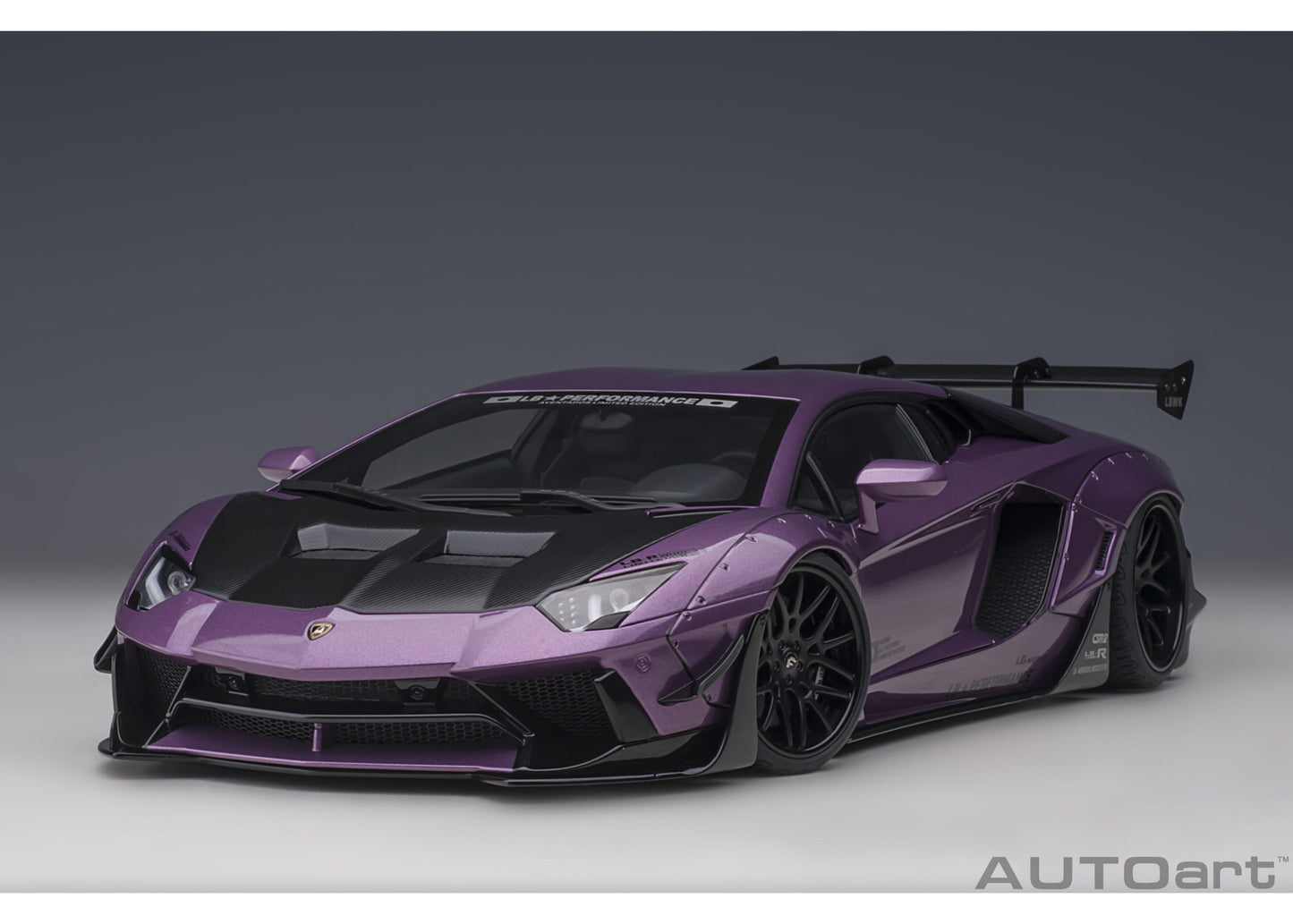 79242 AUTOart 1:18 Liberty Walk LB-WORKS Lamborghini Aventador Limited Edition Metallic Purple VIOLA SE30