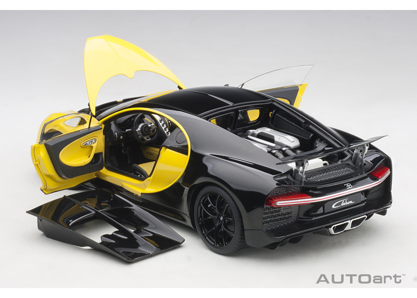 70994 AUTOart 1:18 Bugatti Shillong 2017 Yellow / Black model car