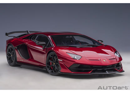 79177 AUTOart 1:18 Lamborghini Aventador SVJ Metallic Red