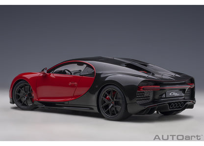 70996 AUTOart 1:18 Bugatti Chiron Sports 2019 Red / Carbon Black