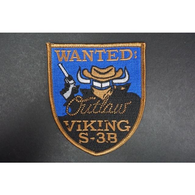 Patch USN WANTED Recruitment VIKING S-3B Viking without hook and loop