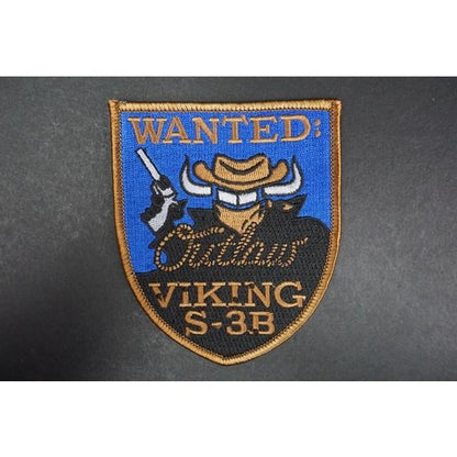 Patch USN WANTED Recruitment VIKING S-3B Viking without hook and loop