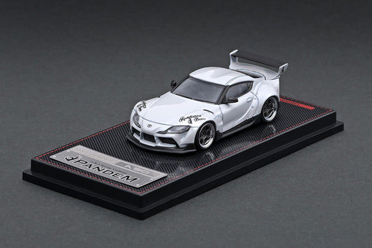 IG2333 ignition model 1:64 PANDEM Supra (A90) Pearl White