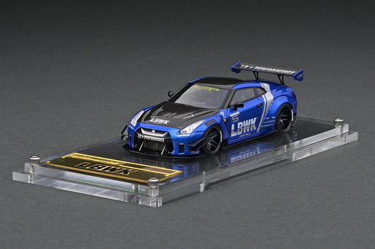 IG2368 ignition model 1:64 Nissan LB-WORKS GT-R R35 type 2 Blue