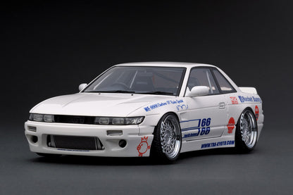 IG1128 ignition model 1:18 Rocket Bunny S13 V1 White model cars