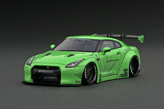 IG2270 ignition model 1:43 LB-WORKS GT-R (R35) Green Metallic model car