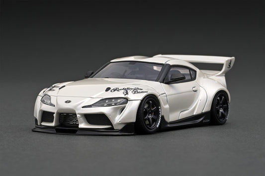 IG2144 ignition model 1:43 PANDEM Supra A90 Pearl White