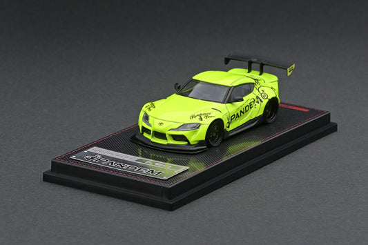 IG2337 ignition model 1:64 PANDEM Supra A90 YeIIow Green