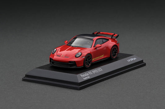 643061010 MINICHAMPS64 1:64 Porsche 911 GT3 (992) 2021 Guards Red