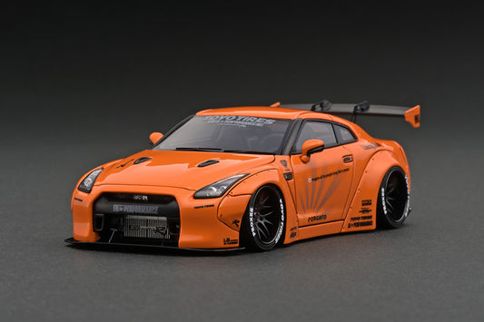 IG2269 ignition model 1:43 LB-WORKS GT-R (R35) Orange Metallic model car