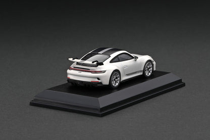 643061009 MINICHAMPS64 1:64 Porsche 911 GT3 (992) 2021 Carrera White Metallic