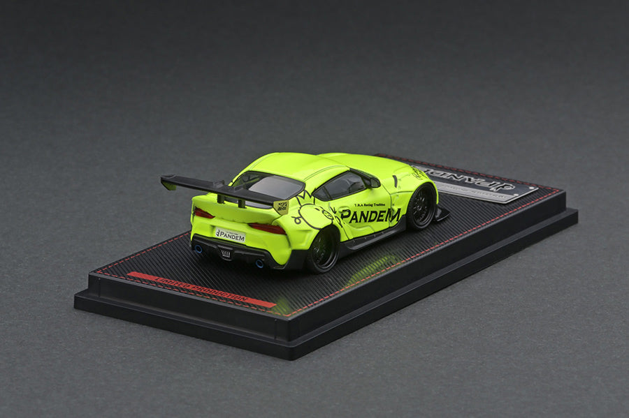 IG2337 ignition model 1:64 PANDEM Supra A90 YeIIow Green