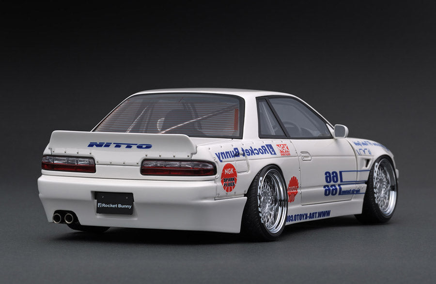 IG1128 ignition model 1:18 Rocket Bunny S13 V1 White model cars