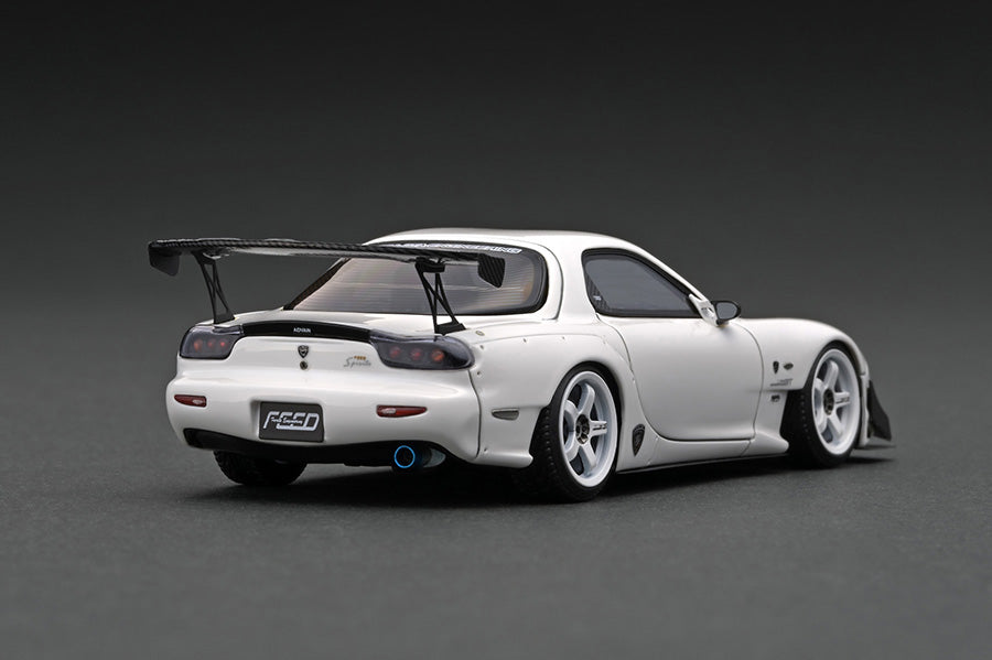 IG2187 ignition model 1:43 FEED RX-7 (FD3S) White