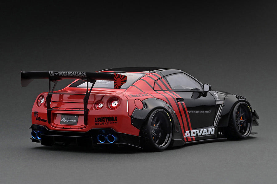 IG2345 ignition model 1:18 LB-WORKS Nissan GT-R R35 type 2 Black/Red