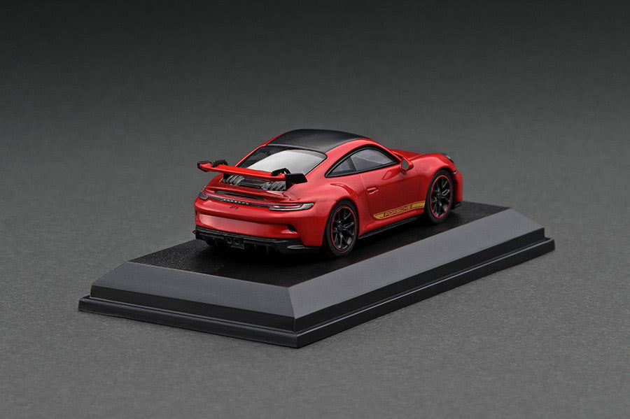 643061010 MINICHAMPS64 1:64 Porsche 911 GT3 (992) 2021 Guards Red