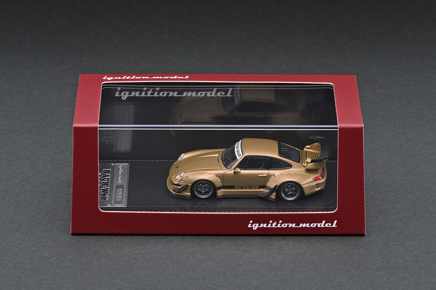 IG2157 ignition model 1:64 RWB 993 Matte Gold model cars