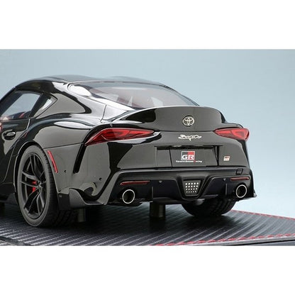 IM048C MakeUp IDEA 1:18 Toyota GR SUPRA US Launch 2019 Black Red Interior