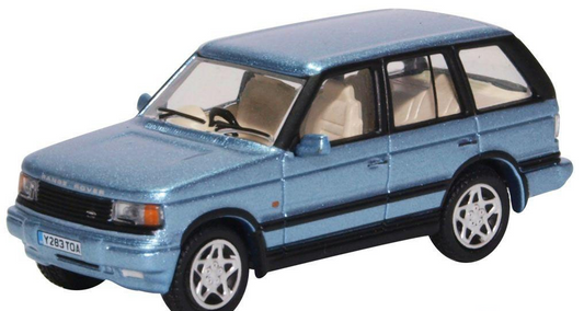 OX76P38002 OXFORD 1:76 Land Rover Range Rover P38 Monte Cabrio Blue