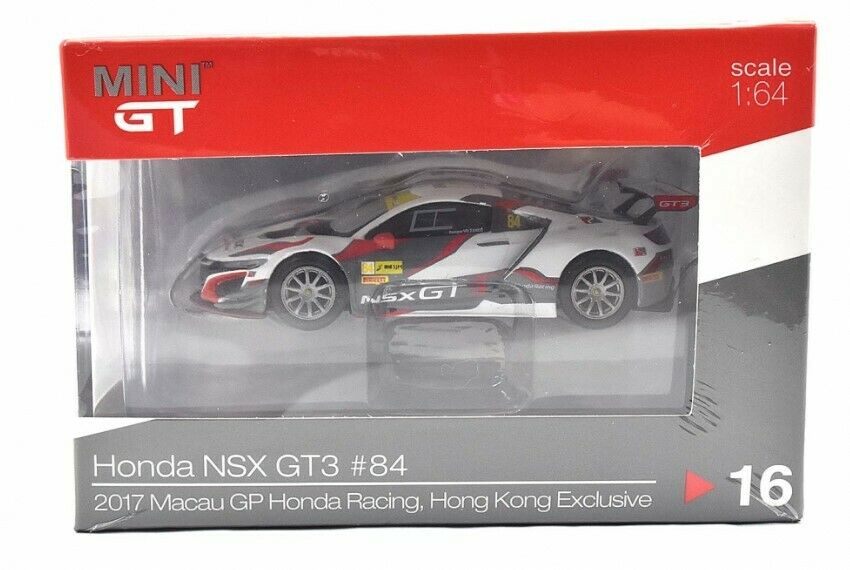 MGT00016 MINI-GT 1:64 Honda NSX GT3 Macau GP 2017 #84 Honda Racing