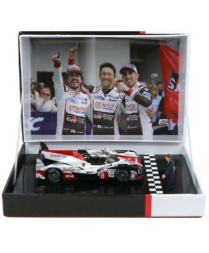 TY13143WM SPARK 1:43 Profit Custom Toyota Gazoo Racing 2018 Le Mans Winner Memorial #8